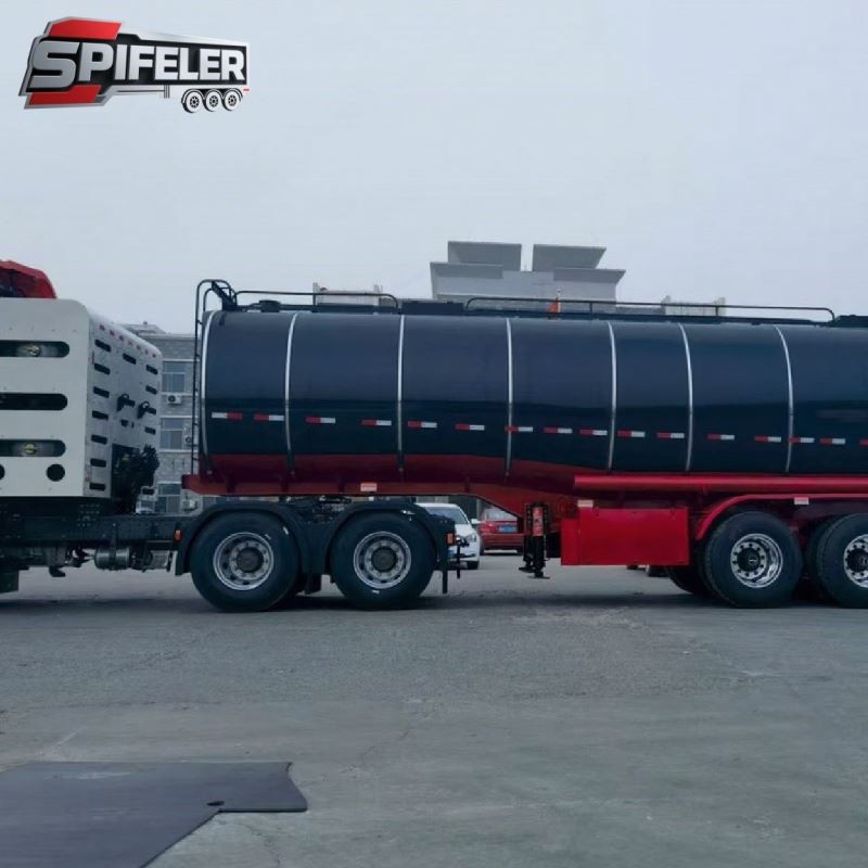 Asfaltflutningur hálvvognur