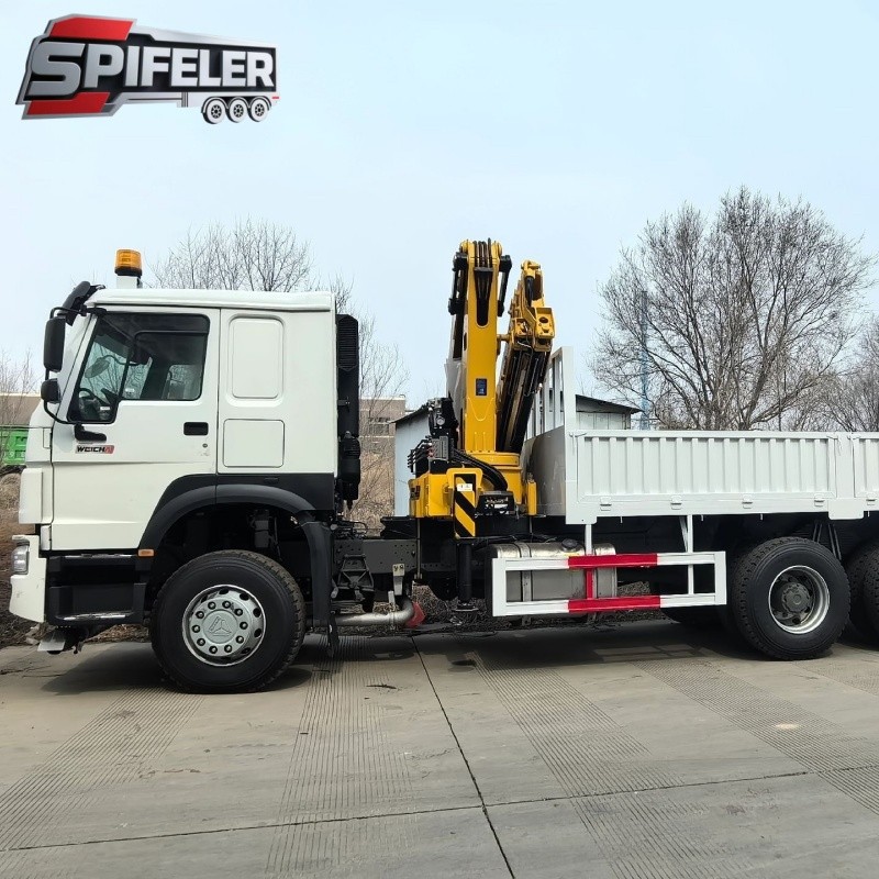 Truck-mounted Crane Flatbed Truck factory